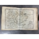 Bonne Raynal Atlas de toutes les parties connues du Globe Terrestre fin XVIIIe 50 cartes double 23 tableaux dépliants