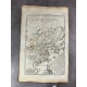 Bonne Raynal Atlas de toutes les parties connues du Globe Terrestre fin XVIIIe 50 cartes double 23 tableaux dépliants