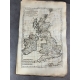 Bonne Raynal Atlas de toutes les parties connues du Globe Terrestre fin XVIIIe 50 cartes double 23 tableaux dépliants