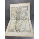 Bonne Raynal Atlas de toutes les parties connues du Globe Terrestre fin XVIIIe 50 cartes double 23 tableaux dépliants