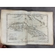 Bonne Raynal Atlas de toutes les parties connues du Globe Terrestre fin XVIIIe 50 cartes double 23 tableaux dépliants