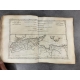 Bonne Raynal Atlas de toutes les parties connues du Globe Terrestre fin XVIIIe 50 cartes double 23 tableaux dépliants