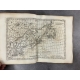 Bonne Raynal Atlas de toutes les parties connues du Globe Terrestre fin XVIIIe 50 cartes double 23 tableaux dépliants
