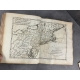 Bonne Raynal Atlas de toutes les parties connues du Globe Terrestre fin XVIIIe 50 cartes double 23 tableaux dépliants