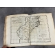 Bonne Raynal Atlas de toutes les parties connues du Globe Terrestre fin XVIIIe 50 cartes double 23 tableaux dépliants