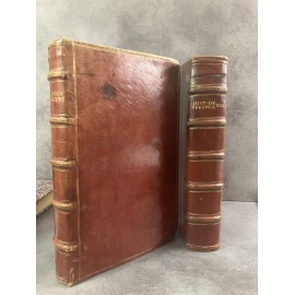 Scipion Dupleix Histoire générale de France Sonnius 1631 T1 et 2 Rare en maroquin rouge ancien .