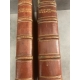 Scipion Dupleix Histoire générale de France Sonnius 1631 T1 et 2 Rare en maroquin rouge ancien .