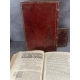 Scipion Dupleix Histoire générale de France Sonnius 1631 T1 et 2 Rare en maroquin rouge ancien .