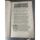 Scipion Dupleix Histoire générale de France Sonnius 1631 T1 et 2 Rare en maroquin rouge ancien .