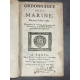Ordonnance de la marine d'Aoust 1681 Paris Osmont 1715 Bateau voyage contrat droit pêche