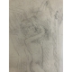 Flaubert Adrien Godien La Légende de Saint Julien l'Hospitalier avec beau dessin original signé reliure du temps .