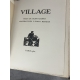 Jean Giono Edith Berger Le Village Edition originale très rare Trièves Linogravure Grenoble Lalley le 36 de seulement 150'