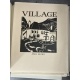 Jean Giono Edith Berger Le Village Edition originale très rare Trièves Linogravure Grenoble Lalley le 36 de seulement 150'