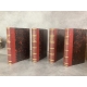 Dehaut l'Abbé L'évangile expliqué défendu médité complet en 4 volumes bien reliés cuir. 1873