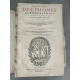 Boerii Decisiones burdegalensis summa diligentia Philippus Albert 1611 Genève Complet à restaurer