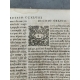 Boerii Decisiones burdegalensis summa diligentia Philippus Albert 1611 Genève Complet à restaurer