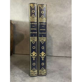 Houssaye Henry Histoire d'Alcibiade envoi à Germain Bapst Superbe reliure maroquin marin