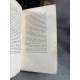 Lesage Guzman d''Alfarache 1806 Stéréotype d'Hérhan sur grand papier, reliure de Thouvenin