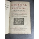 Diurnal Romain Reliure maroquin du temps avec large guirlande Impression en rouge et noir gravures religion