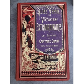Hetzel Jules Verne Les enfants du capitaine Grant Bannière violette. Voyages extraordinaires