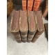 Victor Hugo Les misérables Complet en 4 volumes reliés artisanalement en cuir . Paris 1941