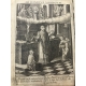 Mazot Tableau de la croix représenté dans la sainte messe Entièrement gravé 1651 a saisir sans reserve