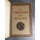 La chanson de Roland Bédier Bilingue ancien Français du manuscrit Oxford et Franciscan moderne reliure peinte
