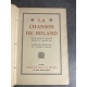 La chanson de Roland Bédier Bilingue ancien Français du manuscrit Oxford et Franciscan moderne reliure peinte