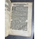 post-incunable parisien Coutumes et Usages des cisterciens Liber Usuum Cisterciensis ordinis Enguilbert et Jean de Marnef 1517