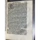 post-incunable parisien Coutumes et Usages des cisterciens Liber Usuum Cisterciensis ordinis Enguilbert et Jean de Marnef 1517