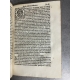 post-incunable parisien Coutumes et Usages des cisterciens Liber Usuum Cisterciensis ordinis Enguilbert et Jean de Marnef 1517