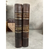 Victor Hugo La légende des siècles 2 volumes reliure artisanale signée en cuir . Paris 1941