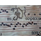 Bibliophilie, Entièrement calligraphié grand Antiphonaire Ibérique Reliure de l'époque sur forts ais de bois Géant Musique