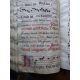 Bibliophilie, Entièrement calligraphié grand Antiphonaire Ibérique Reliure de l'époque sur forts ais de bois Géant Musique