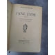 Charlotte Bronté Jane Eyre Stock 1947 Reliure plein cuir cerise