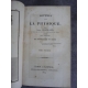 Bertrand Alex Lettres sur la physique édition originale 1825 reliure d'époque