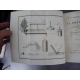 Bertrand Alex Lettres sur la physique édition originale 1825 reliure d'époque