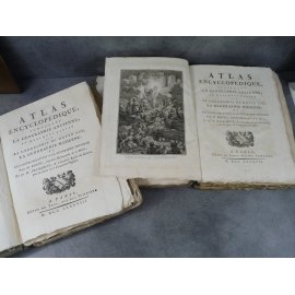 Bonne Desmarest Atlas Encyclopédique contenant la géographie ancienne et moderne Hotel de Thou 1787-1788 140 cartes gravées