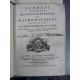 Deidier Elemens des mathématiques nécessaires à l'artillerie et au génie planches gravées