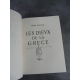 Bonnard Les dieux de la Grèce Mermod 1946 superbe reliure .