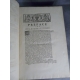 Calmet dictionnaire historique et critique de la bible Grand papier grand in folio complet des 204 gravures et cartes superbe