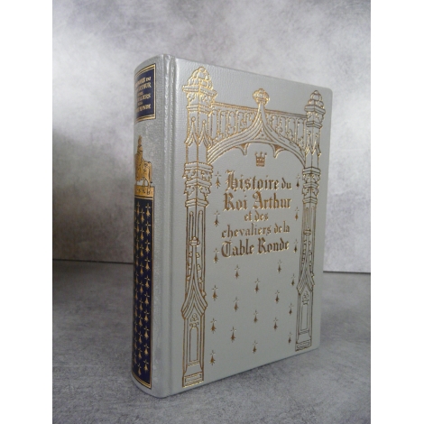 Jean de Bonnot histoire du roi Arthur Chevalier Table Ronde tirage numéroté 1997 cuir doré parfait état de neuf