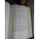 Droit Manuscrit in folio du XVIIe environ 300 feuillets par ordre alphabétique...