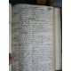 Droit Manuscrit in folio du XVIIe environ 300 feuillets par ordre alphabétique...