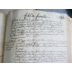 Droit Manuscrit in folio du XVIIe environ 300 feuillets par ordre alphabétique...