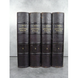 Testut Traité d'anatomie humaine Paris 5eme édition 1904-1905 nombreuses figures anatomiques