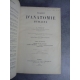 Testut Traité d'anatomie humaine Paris 1905-1912 nombreuses figures anatomiques