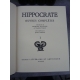 Hippocrate, avec les bois de Jean Chièze Médecine illustré moderne cadeau thèse. Reliure cuir numéroté