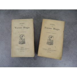 Victor Hugo précieuses éditions Lemerre L'année terrible, les chatiments 1875