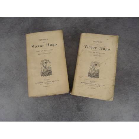 Victor Hugo précieuses éditions Lemerre Les orientales 1875 Edité du vivant de Hugo